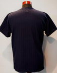 DALEE'S (ダリーズ) Vネック・半袖Tシャツ "FOX KNIT (フォックスニット)" ...30s CLASSIC KNIT FT.ブルー