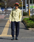 ADJUSTABLE COSTUME (アジャスタブルコスチューム) ボーターハット(カンカン帽) AHT-013 "Straw Boater Hat" ネイビー×レッド