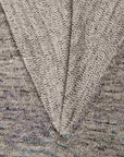 DALEE'S (ダリーズ) Vネック・スウェット "Antique.SW (アンティークスウェット)" ...10s Antique Sweat Shirt ラフ杢グレー