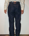 TCB (ティーシービー) ジーンズ "TCB Waist Overall" インディゴ・ワンウォッシュ