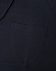 Dapper's (ダッパーズ) ヘンリーネック・半袖Tシャツ 1324 "Random Henley Work Rib Tee" ネイビー