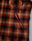 DELUXEWARE (デラックスウエア) シェットランドウールジャケット DX111 "50s WOOL JACKET" レッド