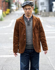 Dapper's (ダッパーズ) ワークテーラードジャケット 1744 "Classical 3Button Work Tailored Jacket" キャメル