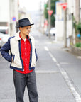 Dapper's (ダッパーズ) クラシカルワイドブリムハット 1221 "Classic Rabbit Fur Hat" ブラック