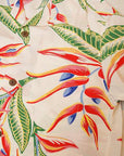 SUN SURF (サンサーフ) 半袖ハワイアンシャツ SS37463 "HANGING HELICONIA" オフホワイト