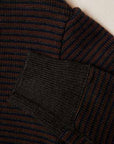 DALEE'S (ダリーズ) Vネック・コットンニット "ARMEE KNIT" ...ANTIQUE KNIT US.ボーダー