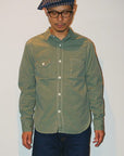 TCB (ティーシービー) ワークシャツ "Catlight Shirts" コバート・グリーンシャンブレー