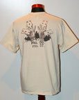 DALEE'S (ダリーズ) 半袖Tシャツ AD20T-B "OLD.POKER" ナチュラル