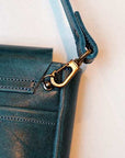 Dapper's (ダッパーズ) ミニショルダーバッグ 1530 "Horsehide Leather Mini Shoulder Bag" 青碧ブルー