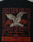 DELUXEWARE (デラックスウエア) 半袖Tシャツ BRG-00A1 "LEGIT QUALITY" ブラック