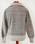 Dapper's(ダッパーズ) ハーフジップスウェット 1660 "Classical Two Way Neck Half Zip Sweat Special Sewing Model" ヘザーグレー