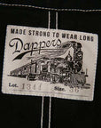 Dapper's (ダッパーズ) カバーオール 1344 "Classical Railroader Coverall Jacket" ブラックウォバッシュ・ロープストライプ
