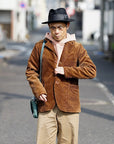 Dapper's (ダッパーズ) ワークテーラードジャケット 1744 "Classical 3Button Work Tailored Jacket" キャメル