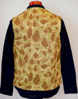 BUZZ RICKSON'S (バズリクソンズ) リバーシブル・ミリタリーベスト BR15161 "FROGSKIN VEST" カモフラージュ×オリーブ