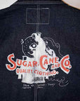 SUGAR CANE (シュガーケーン) 11oz.ブルーデニム・ワークコート SC15449 "1920's CARTOON WORK COAT" インディゴデニム・ワンウォッシュ
