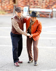 Dapper's (ダッパーズ) ウール・ワークシャツ 1674 "Plaid Check Woolen Work Shirts" ベージュチェック