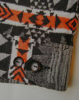 Dapper's (ダッパーズ) ブランケットジャケット 1366 "Native Pattern Blanket A-1 Style Jacket" ライトグレー/ブラック