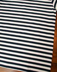 WORKERS (ワーカーズ) 長袖ボーダーTシャツ "Narrow Border Long" ブラック×ホワイト