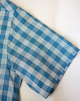 SUN SURF Special Edition (サンサーフ・スペシャルエディション) 半袖パラカシャツ SS39127 "WATUMULL'S PALAKA CHECK SHIRT" ブルー