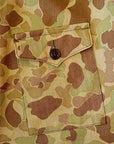 BUZZ RICKSON'S (バズリクソンズ) リバーシブル・ミリタリーベスト BR15161 "FROGSKIN VEST" カモフラージュ×オリーブ