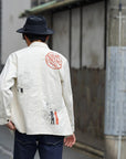 SUGAR CANE (シュガーケーン) 9oz.ツイル・ワークコート SC15506 "1920's CARTOON WORK COAT" ナチュラル・ワンウォッシュ