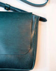 Dapper's (ダッパーズ) ミニショルダーバッグ 1530 "Horsehide Leather Mini Shoulder Bag" 青碧ブルー