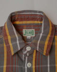JELADO (ジェラード) ヘヴィーネルシャツ (ショート丈) JP42133 "Unionworkers Shirts (ユニオンワーカーズシャツ)" チョコレートブラウンC