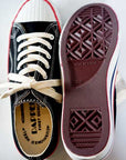 Dapper's (ダッパーズ) キャンバススニーカー 1650 "Dappers Brand Canvas Sneakers Type Low Cut" ブラック