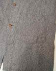 TCB (ティーシービー) ショップコート "Tabby's Coat" ネイビーシャンブレー