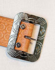 Dapper's(ダッパーズ) × ACE WESTERN BELTS(エースウエスタンベルト) スタッズベルト 1488B "Denver 1930’s Style Studs Belt" ラセット