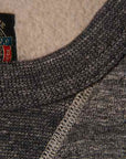 GREMEN & Vill.Eight (グレメン&ビルエイト) スウェット FLATLOCK-100 "FLATLOCK SEAM" VIN. 黒杢グレー