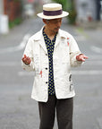SUGAR CANE (シュガーケーン) 9oz.ツイル・ワークコート SC15506 "1920's CARTOON WORK COAT" ナチュラル・ワンウォッシュ