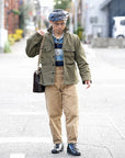 Dapper's (ダッパーズ) レザーキャスケット 1669 "40’s Style Classic Horsehide Leather Casquette" R.ブラック (ブラウンベース)