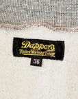 Dapper's(ダッパーズ) ハーフジップスウェット 1660 "Classical Two Way Neck Half Zip Sweat Special Sewing Model" ヘザーグレー
