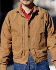 シュガーケーン×ミスターフリーダム コーデュロイ・ウエスタンシャツ SC28946 "MFSC "HOOPER" CORDUROY DUDE RANCHER" レッド