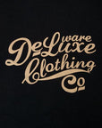 DELUXEWARE (デラックスウエア) 半袖Tシャツ BRG-19A "US EAGLE" ブルーブラック