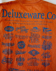 DELUXEWARE (デラックスウエア) 半袖Tシャツ BRG-DD3A "DELUXEWARE & DALEE'S" オレンジ
