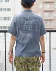 JELADO (ジェラード) 半袖オープンカラーシャツ SG52122 "Westcoast Shirts (ウエストコーストシャツ)" インディゴ