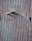 DALEE'S (ダリーズ) 6分袖ワークシャツ "Raila (レイラ)" ...20s 3/5 SLEEVE インディゴドギー