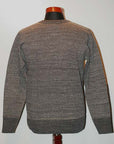 GREMEN & Vill.Eight (グレメン&ビルエイト) スウェット FLATLOCK-100 "FLATLOCK SEAM" VIN. 黒杢グレー