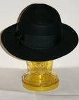 Dapper's (ダッパーズ) クラシカルワイドブリムハット 1221 "Classic Rabbit Fur Hat" ブラック
