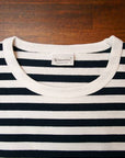 WORKERS (ワーカーズ) 長袖ボーダーTシャツ "Narrow Border Long" ブラック×ホワイト