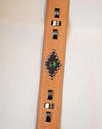 Dapper's(ダッパーズ) × ACE WESTERN BELTS(エースウエスタンベルト) スタッズベルト 1488B "Denver 1930’s Style Studs Belt" ラセット