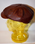Dapper's (ダッパーズ) レザーキャスケット 1515 "40’s Style Classic Horsehide Leather Casquette" ブラウン