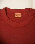 DELUXEWARE (デラックスウエア) 長袖サーマルTシャツ UL-16 "UNITED STATES" レッド