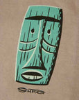 SUN SURF (サンサーフ) 半袖Tシャツ SS78033 "STRIPPER" by SHAG グレー
