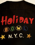 King Louie (キングルイ) レーヨンボウリングシャツ KL38899 "HOLIDAY BOWL NYC" ブラック