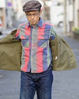 JELADO (ジェラード) ヘヴィーネルシャツ (ショート丈) JP82125 "Unionworkers Shirts (ユニオンワーカーズシャツ)" ウォーターメロン