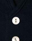 Dapper's (ダッパーズ) ヘンリーネック・半袖Tシャツ 1324 "Random Henley Work Rib Tee" ネイビー