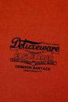 DELUXEWARE (デラックスウエア) 半袖Tシャツ BRGX-22D "EAGLE ARCH" アンバーオレンジ